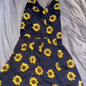 Sunflower BackCross Romper